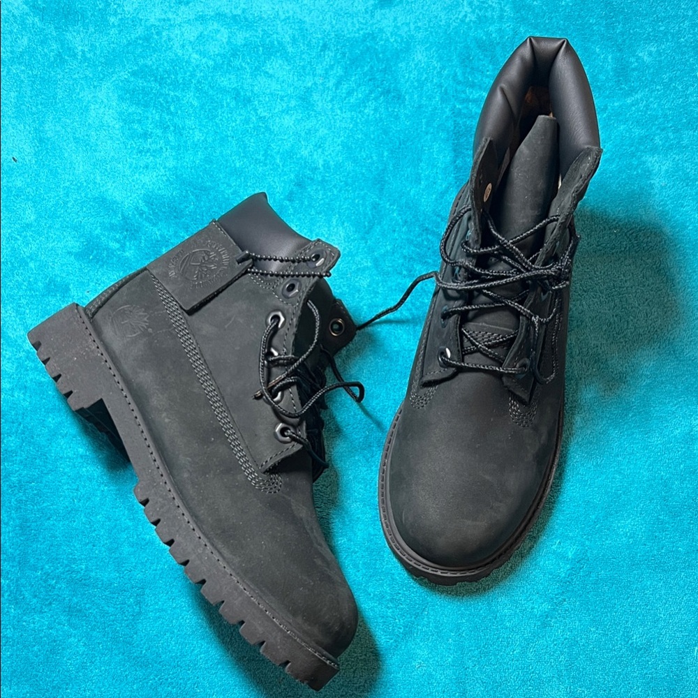 Timberland Kids Black Boots
